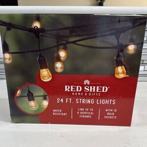 24 Ft. String Lights - Black